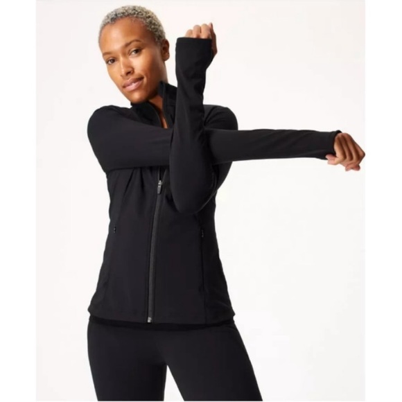 Sweaty Betty Power Boost Workout Zip Through Jacket small black - Picture 2 of 12